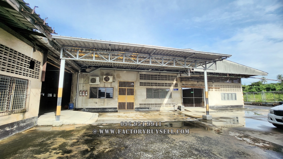 工厂出售,尺寸 10 莱,有许可证工厂 (Rg. 4), Krathum-Baen District, Samut-Sakhon ขายโรงงาน 10 ไร่ มีใบ รง.4 กระทุ่มแบน สมุทรสาคร
