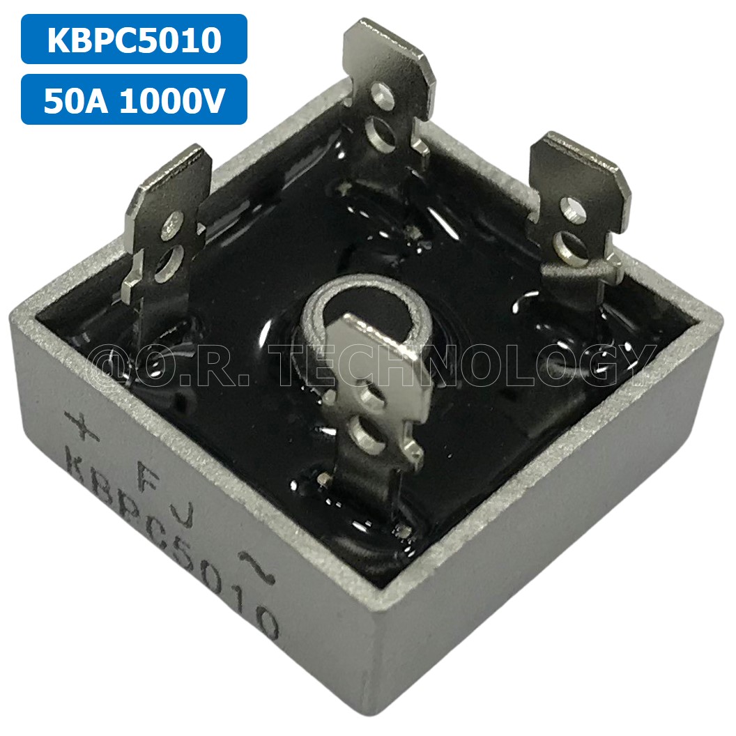 (1ชิ้น) KBPC5010 ไดโอดบริด Diode Bridge Rectifier 50A 1000V