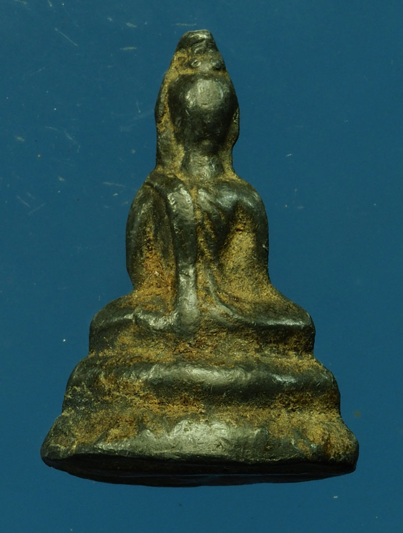 *28370 พระพุทธ ฐานผ้าทิพย์ เนื้อชินตะกั่วเก่า ไม่ทราบที่และปีสร้าง 13