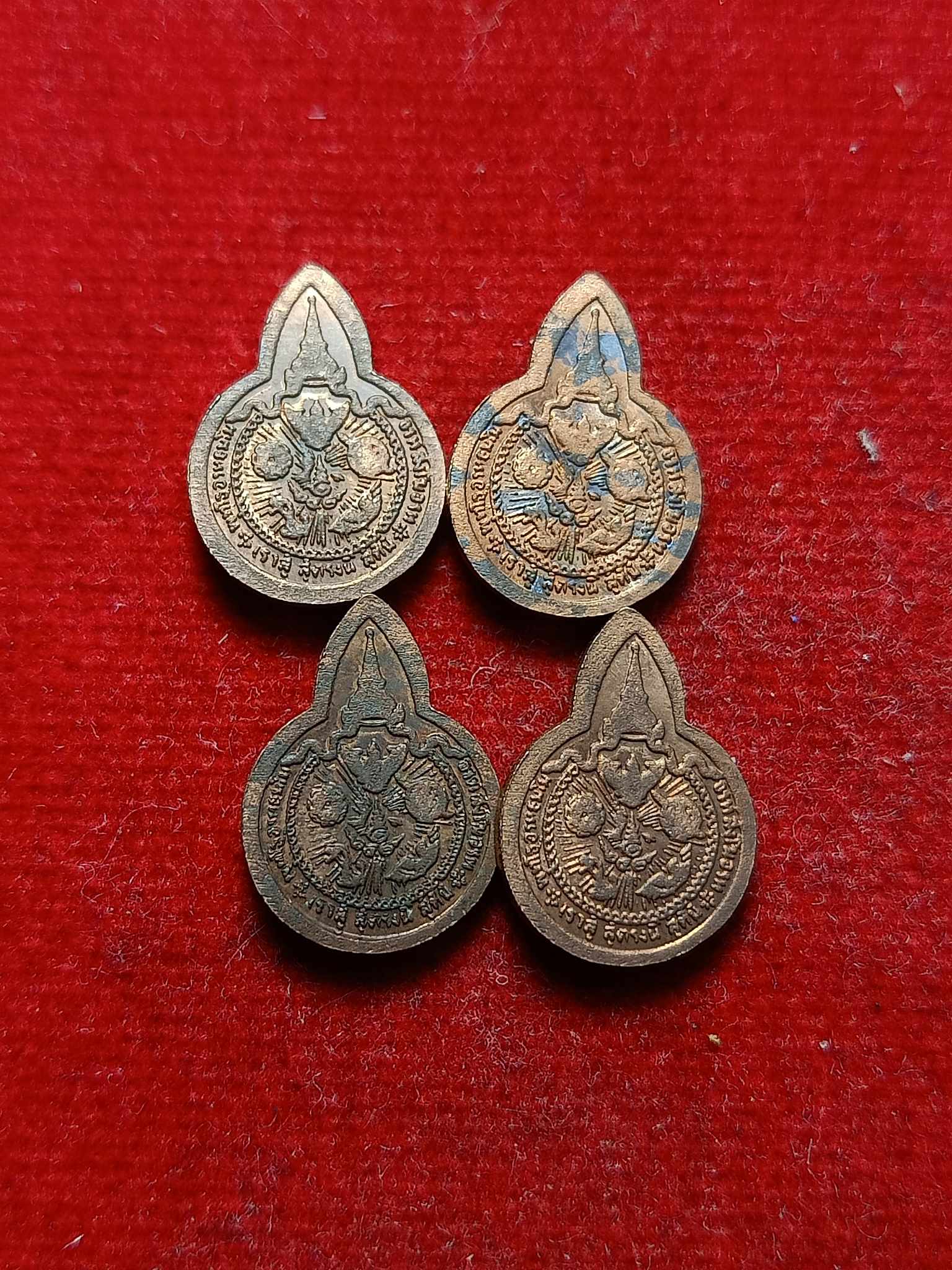 เหรียญหลวงปู่แหวน จำนวน 4 เหรียญ วัดดอยแม่ปั๋ง จ.เชียงใหม่ (SKU-03129)