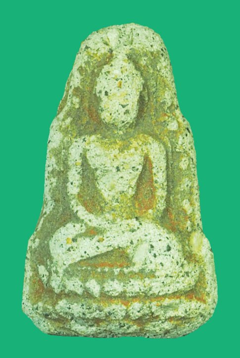 *38894 พระลึกลับกินตัวทั่วไทย พิมพ์สมาธิ เนื้อผง เก่าไม่ทราบที่และปีสร้าง 3