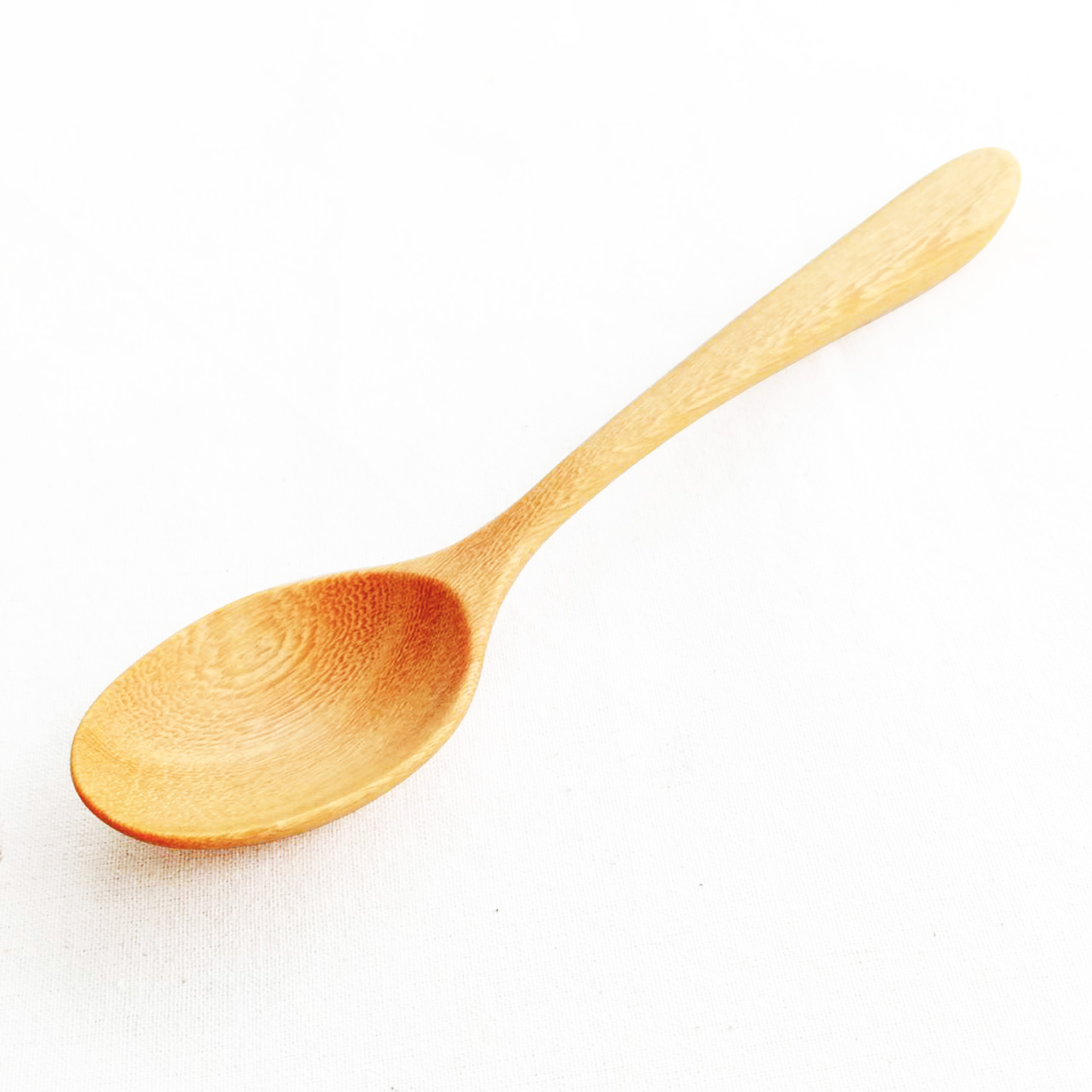 กูปรี ช้อนทานข้าวไม้กันเกรา ช้อนกินข้าว KOUPREY Natural Kan Krao Wood Dinning Spoon