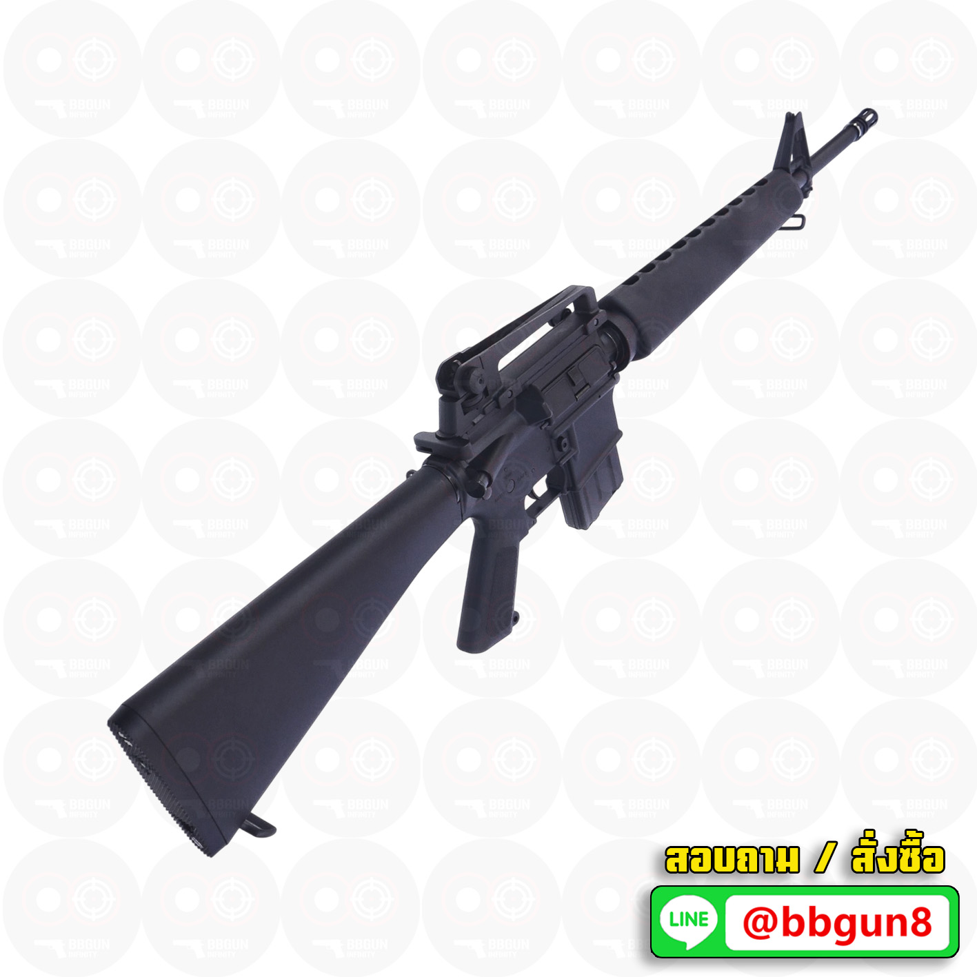 บีบีกันไฟฟ้า Double Bell 085A M16A1 AEG BB GUN