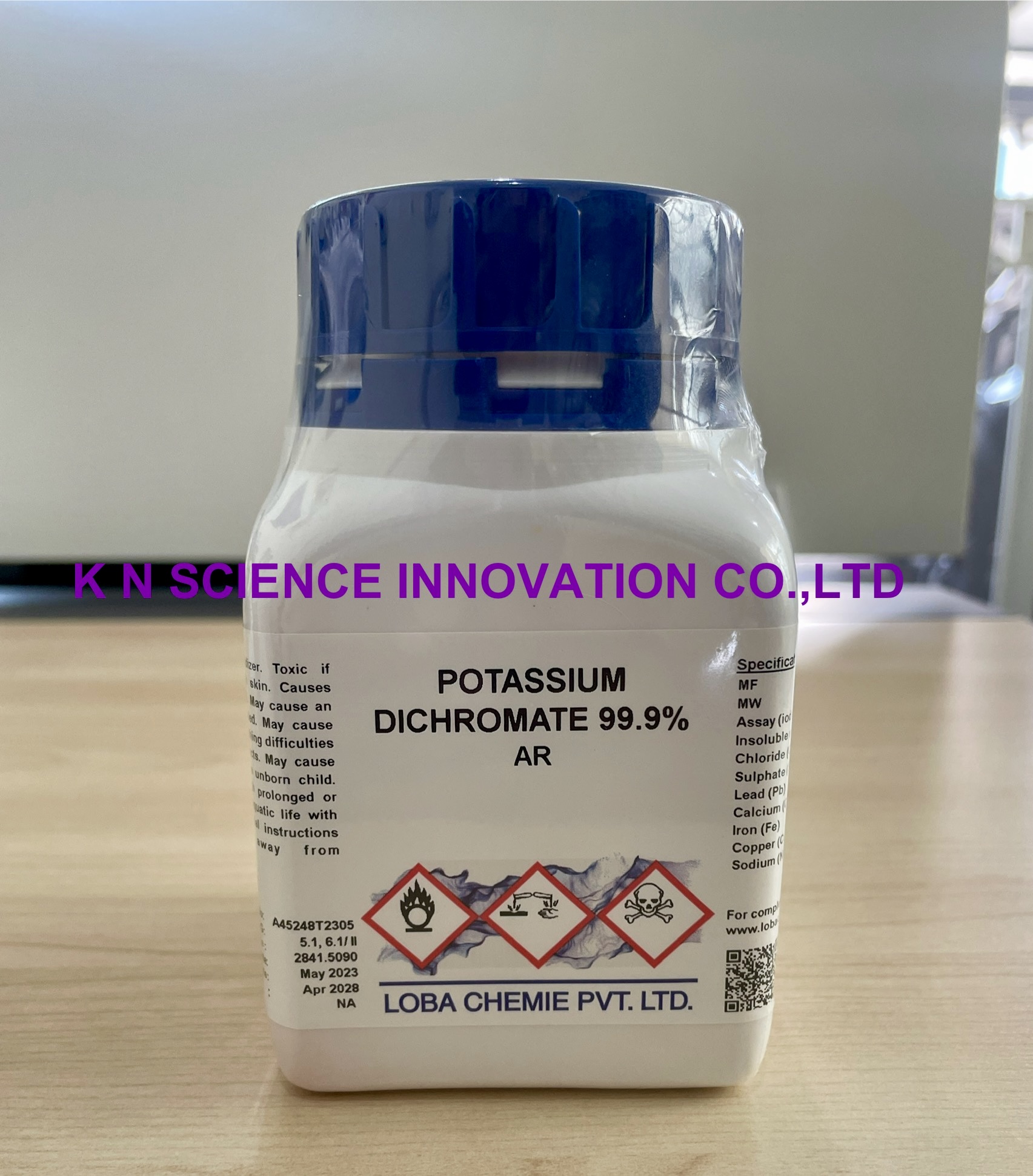 Potassium dichromate, AR,500 g ,Loba 0535500500