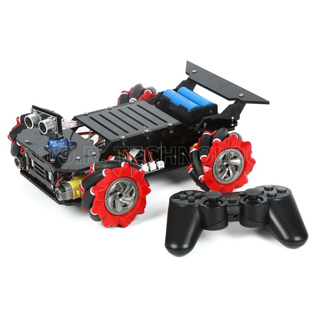 (1ชิ้น) AD120 ชุดส่งเสริมการเรียนรู้ หุ่นยนต์รถ Crab Overlord Kit smart robot car kit arduino