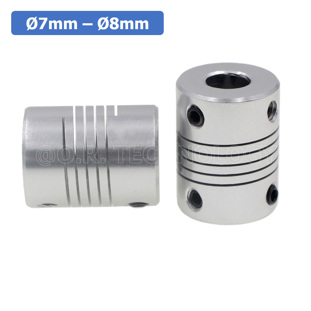 (1ชิ้น) KR459 7-8 คัปปลิ้ง ข้อต่อเพลามอเตอร์ คัปปิ้ง มอเตอร์ ข้อต่อแกนมอเตอร์ Elastic Coupling ขนาดรูเพลา 7mm-8mm