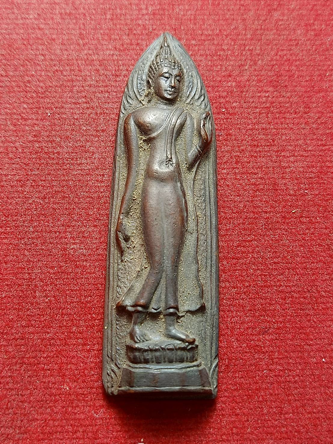 พระลีลา วัดโพธาราม จ.สุโขทัย ปี2516 หลวงปู่โต๊ะปลุกเสก (SKU-12463)