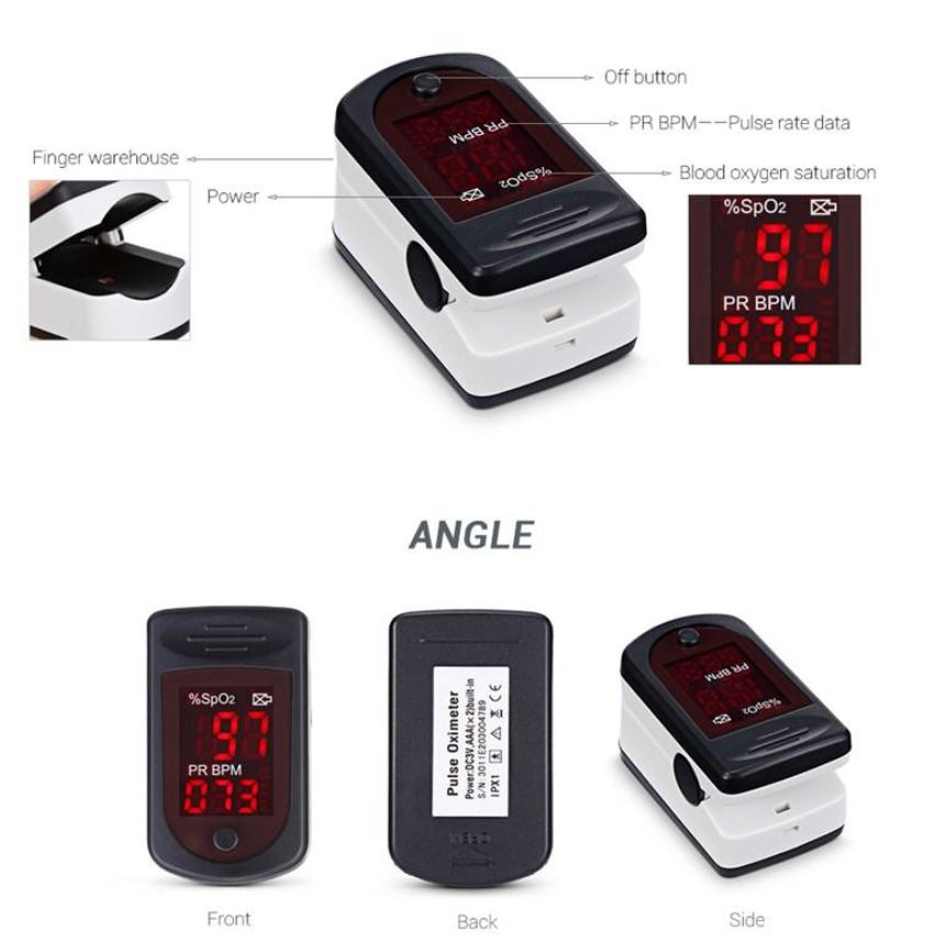 เครื่องวัดออกซิเจนปลายนิ้ว AS-301