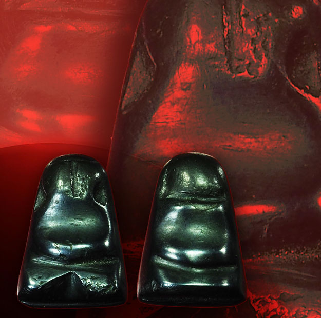 *35336พระโชว์ พระปิดตาข้าวต้มมัด มหาอุตม์"หลวงปู่ดี"วัดบ้านยาง จ.นครปฐม