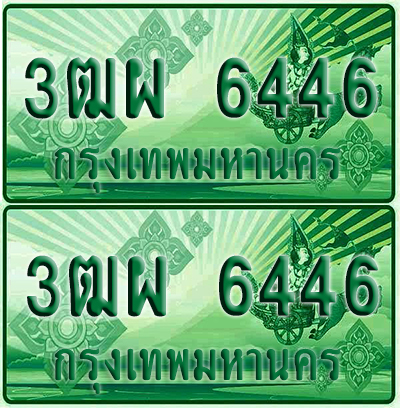 ป้ายประมูล 6446 เลขรถ 3ฒผ 6446 กระบะแคป (6)