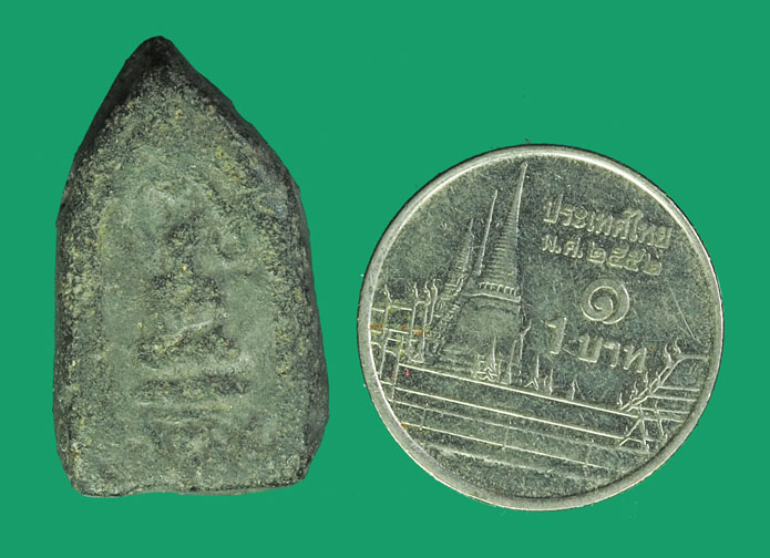 *33706 พระเนื้อผงใบลาน เก่าลึกลับกินตับทั่วไทย ยุคก่อน ปี 2500 ไม่ทราบที่ 3