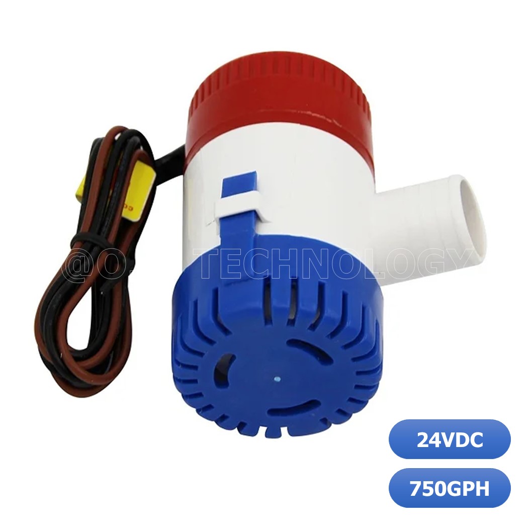 (1ชิ้น) NC502 ปั้มแช่ ปั้มน้ำ โซล่าปั้ม Bilge Pump DC24V 750GPH
