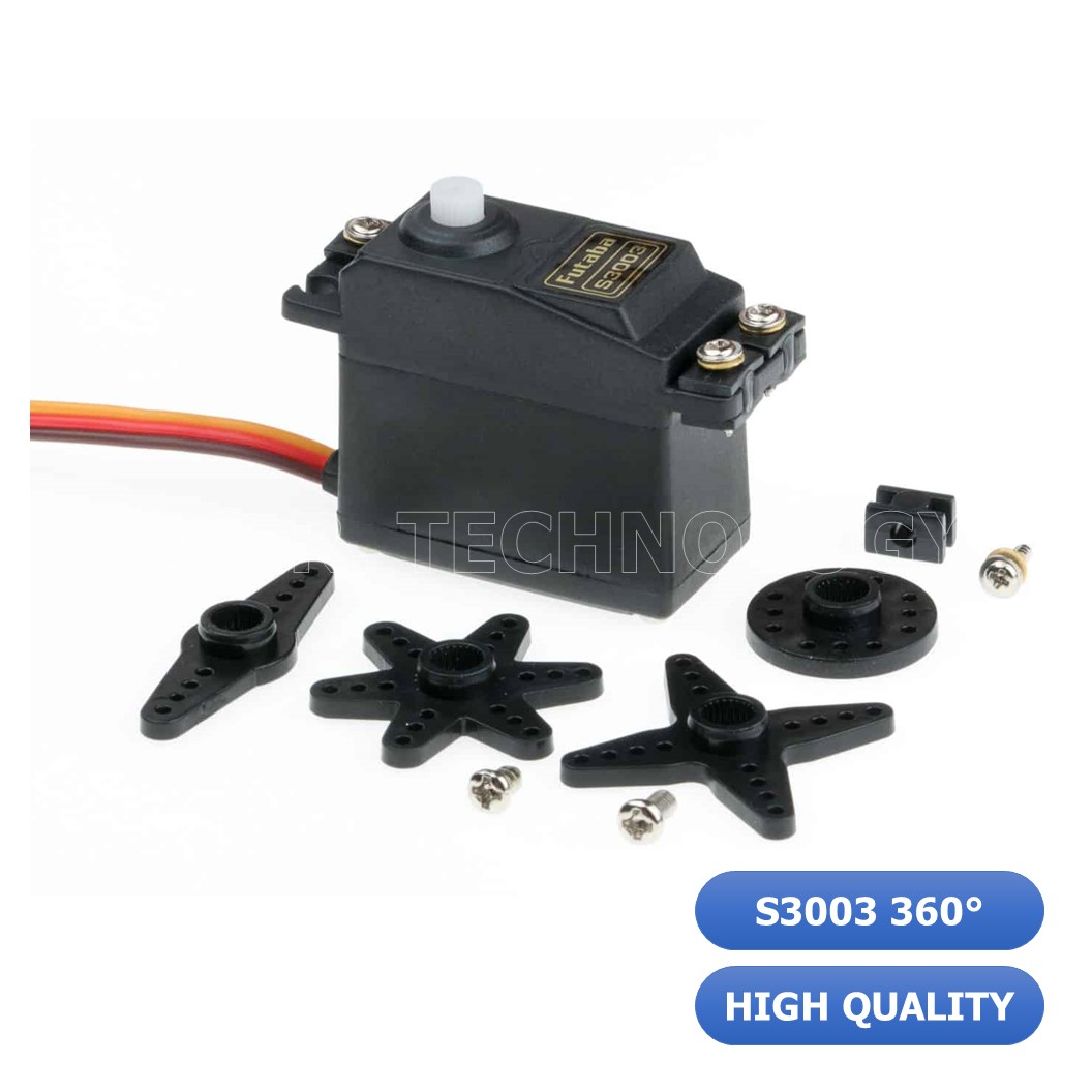 (1ชิ้น) AA227 เซอร์โวมอเตอร์ คุณภาพสูง Servo S3003 12KG 360 องศา high quality