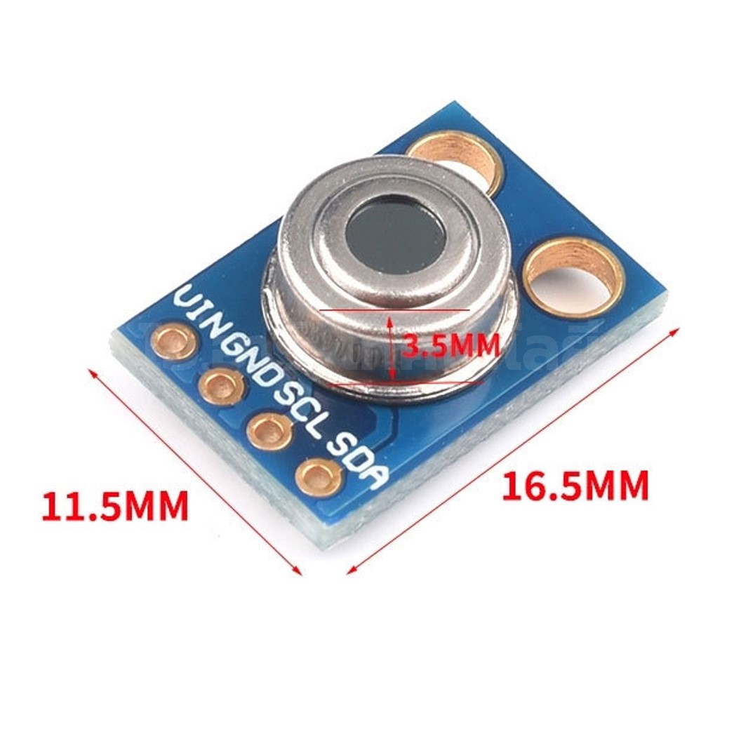 GY-906-BAA เซนเซอร์วัดอุณหภูมิแบบอินฟาเรดไร้การสัมผัส Infrared Temperature Sensor Module MLX90614ESF BAA ระยะวัด 5cm