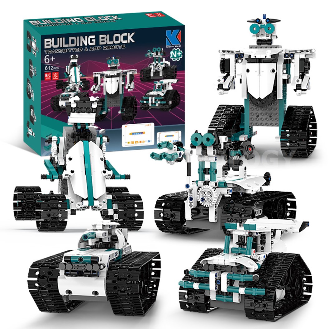 KEEYEE WORLD K96131 ชุดเรียนรู้ เสริมทักษะ Diverse Building Blocks ตัวต่อ STEAM Educational Programmable Robot Kit Building Block
