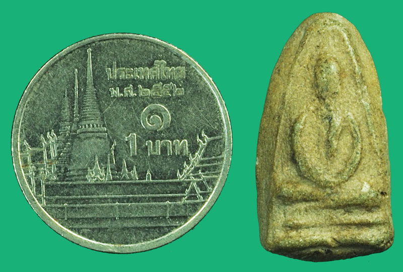 *37331 พระพิมพ์สมาธิ เนื้อผง เก่า ไม่ทราบที่และปีสร้าง 3