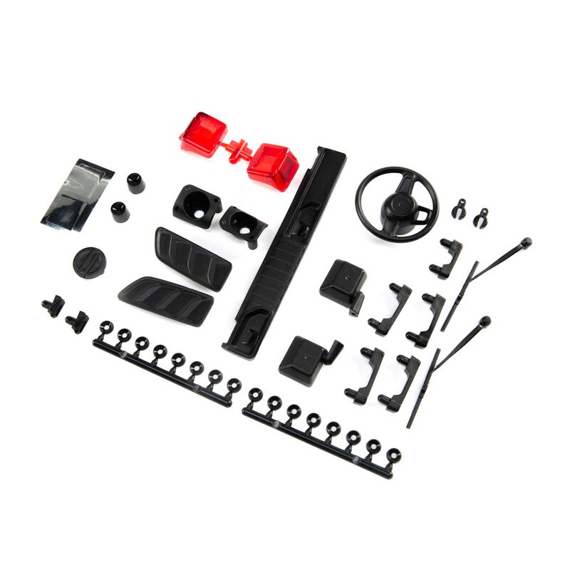 AXI230022 Exterior Body Detail Parts, Jeep JLU: SCX10 III