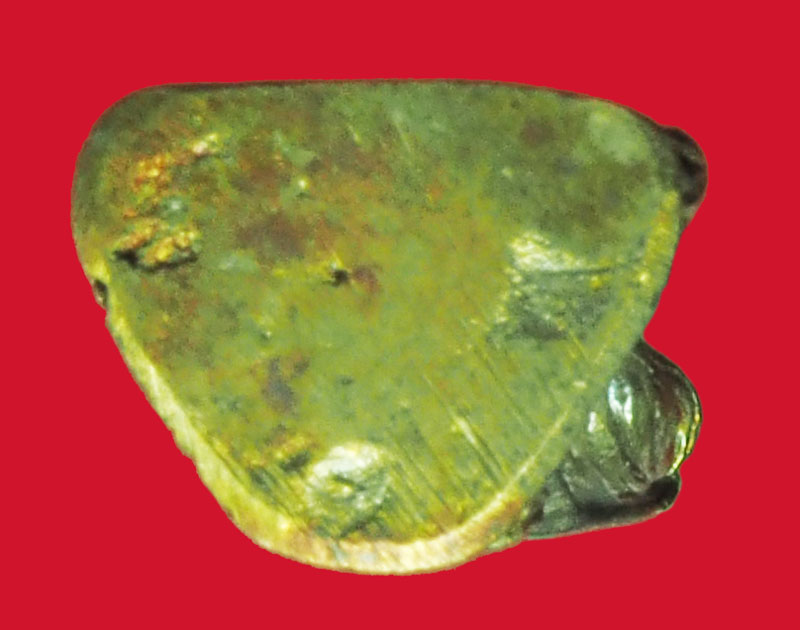 *39105 รูปหล่อหลวงพ่อเชิญ วัดโคกทอง อยุธยา ไม่มีกล่อง เนื้อเงิน 50