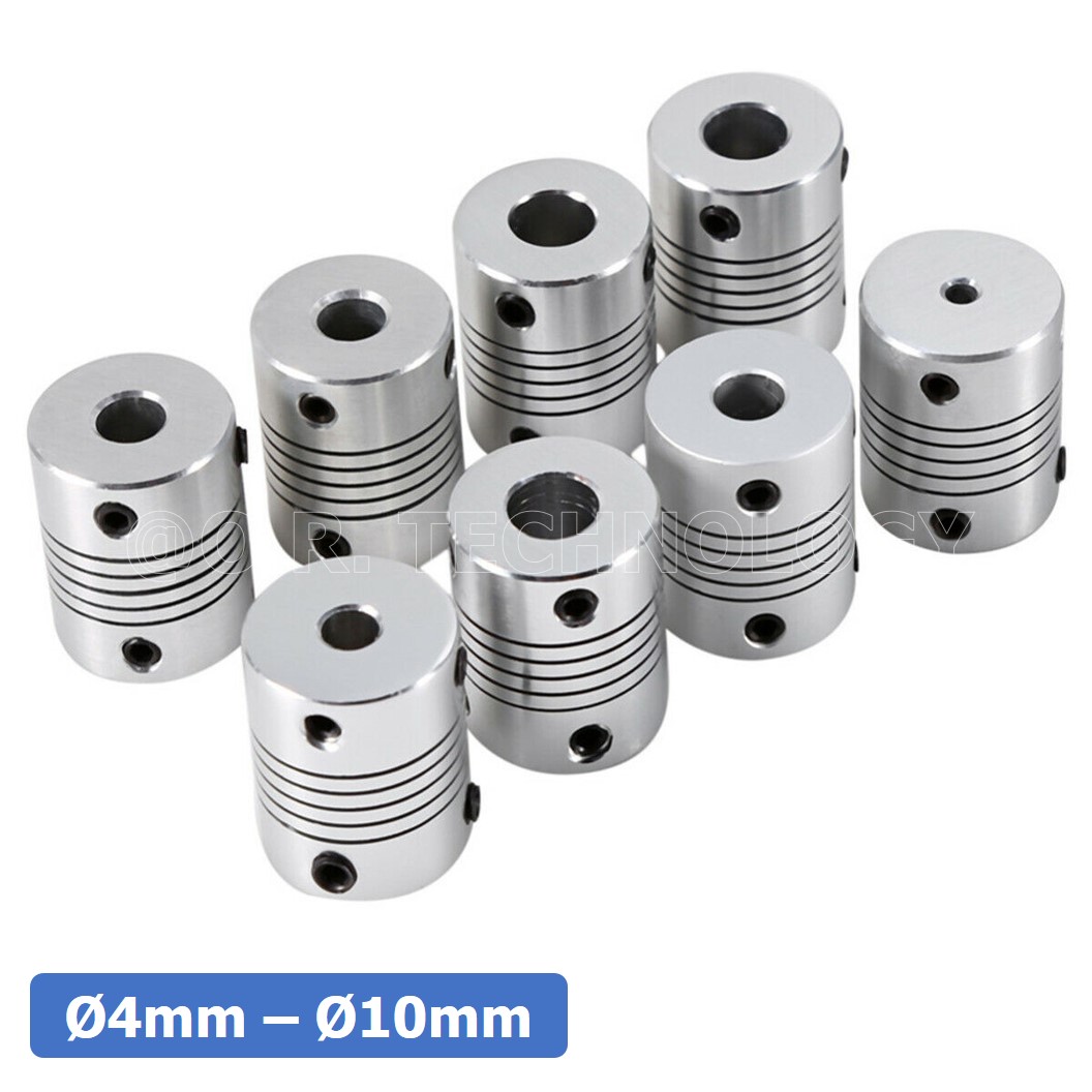 (1ชิ้น) KR459 4-10 คัปปลิ้ง ข้อต่อเพลามอเตอร์ คัปปิ้ง มอเตอร์ ข้อต่อแกนมอเตอร์ Elastic Coupling ขนาดรูเพลา 4mm-10mm