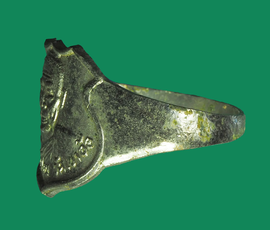 *32440 แหวนหลวงพ่อปาน วัดเขาอ้อ ชุบนิเกิล พัทลุง 52(ขายแล้ว)