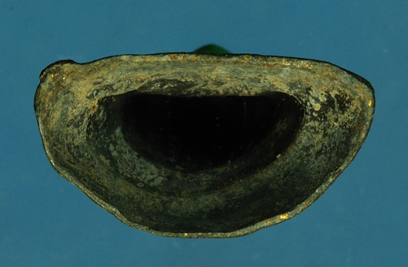 *28016 พระรัตนะ ลงชาดทางทอง เนื้อชินตะกั่ว เก่า 13