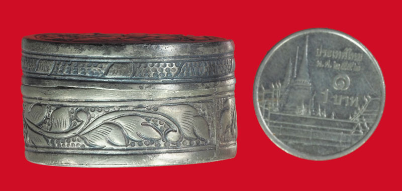 *33911 ตลับสำหรับใส่ สีผึ้ง ทำด้วยเงินเก่าๆ 16