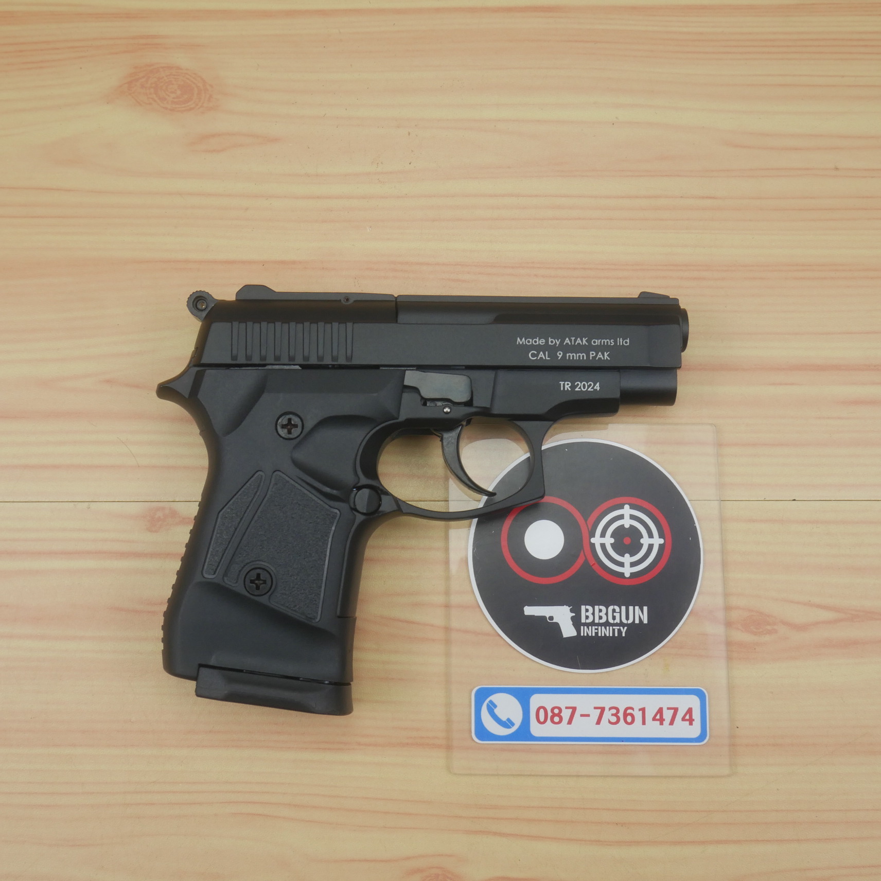Blank GUN Zoraki mod 914-td auto สีดำ แบลงค์กัน Semi Auto & Full Auto (แถมกล่องปืน)