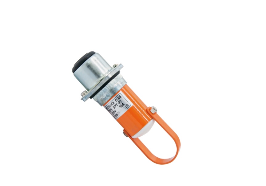 "DAIWA DENGYO" SPT-22AN 250V 15A SAFETY PLUG INTERLOCK PLUG