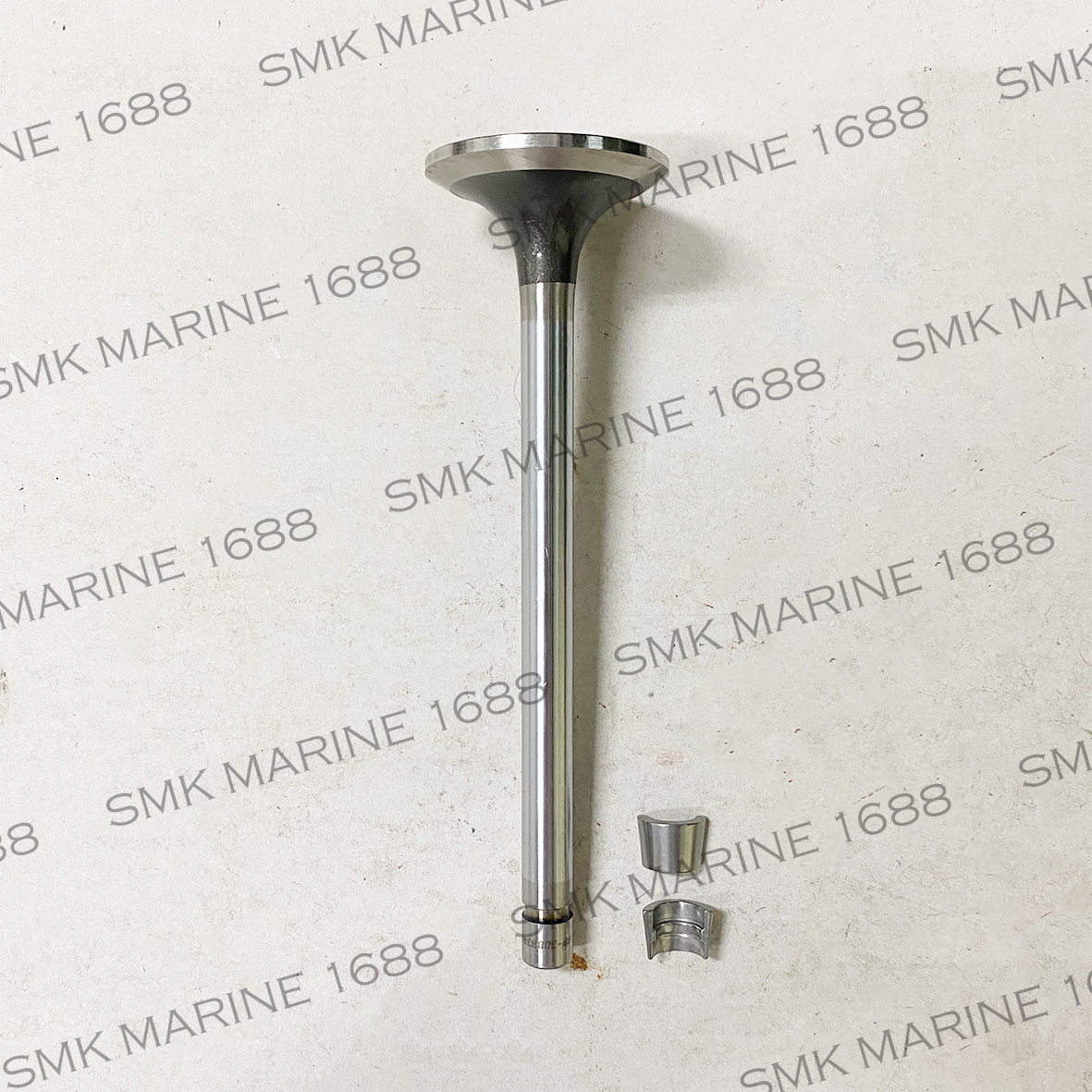 Cummins K Series 3088389 Exhaust Valve and Valve Collet / ชุดวาล์วไอเสียและตัวล็อคก้านวาล์ว (Premium Inconel)