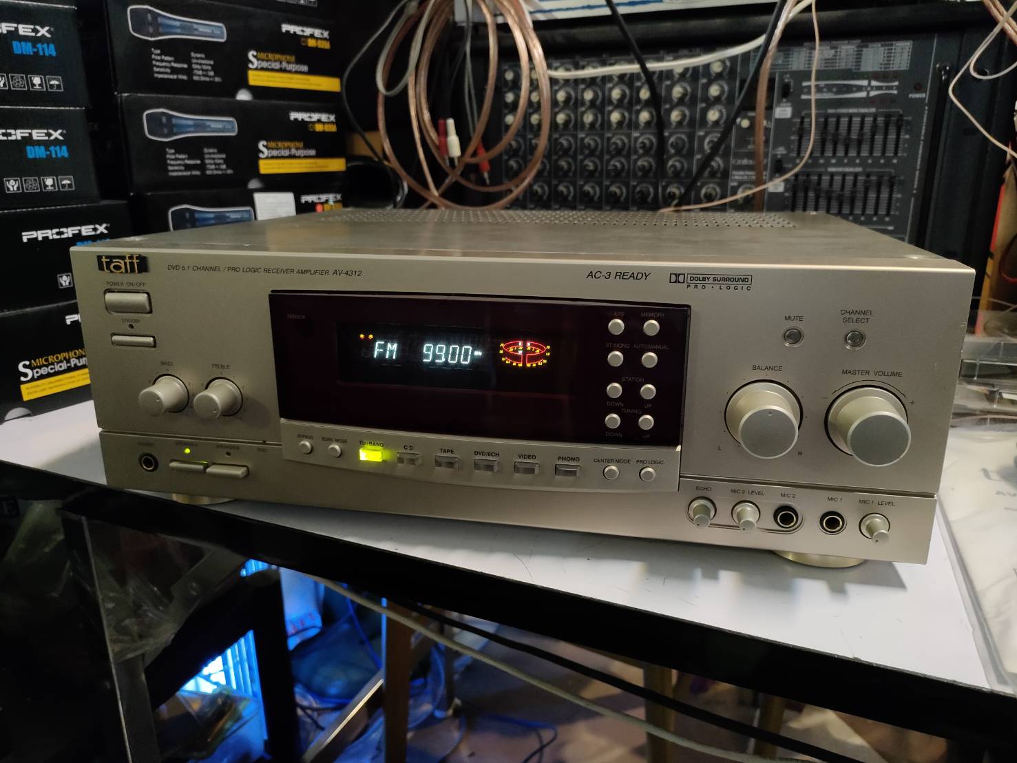 TAFF AC 3 READY DOLBY SURROUND (RECEIVER) รุ่น AV-4312 สินค้าลดราคาพิเศษ **ส่งฟรี** (ยกเว้นเขตพิเศษ)