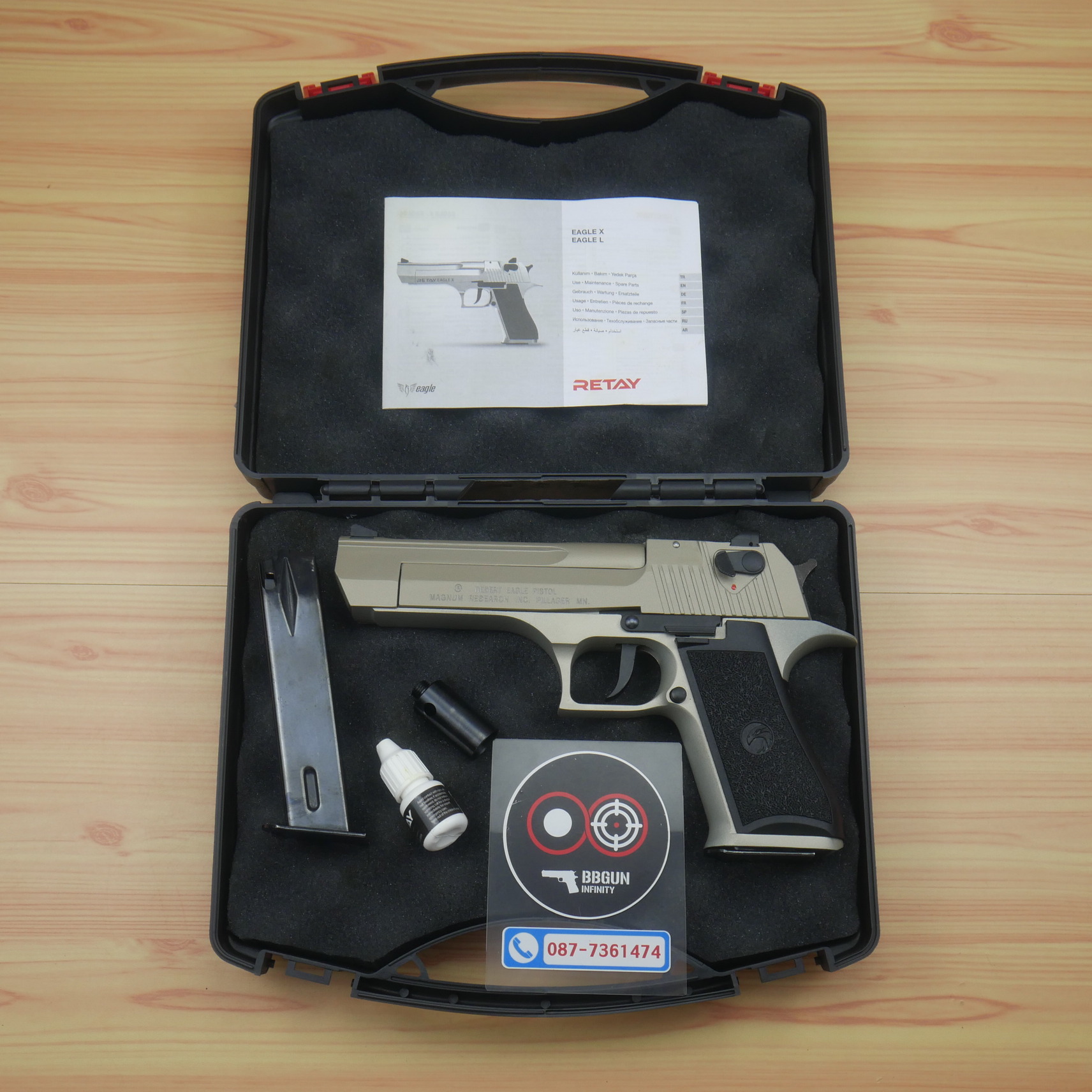 แบลงค์กัน RETAY EAGLE X Desert Eagle สีซาติน Satin BLANK GUN