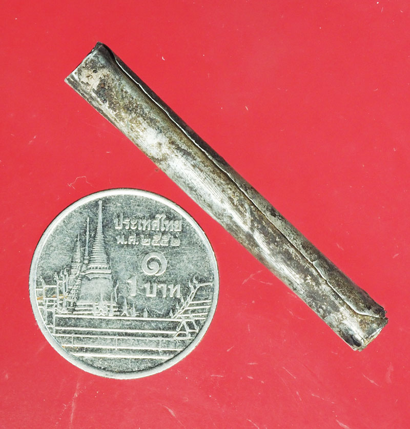 *29023 ตะกรุดเงิน เก่าพอมีอายุ ไม่ทราบที่ 12