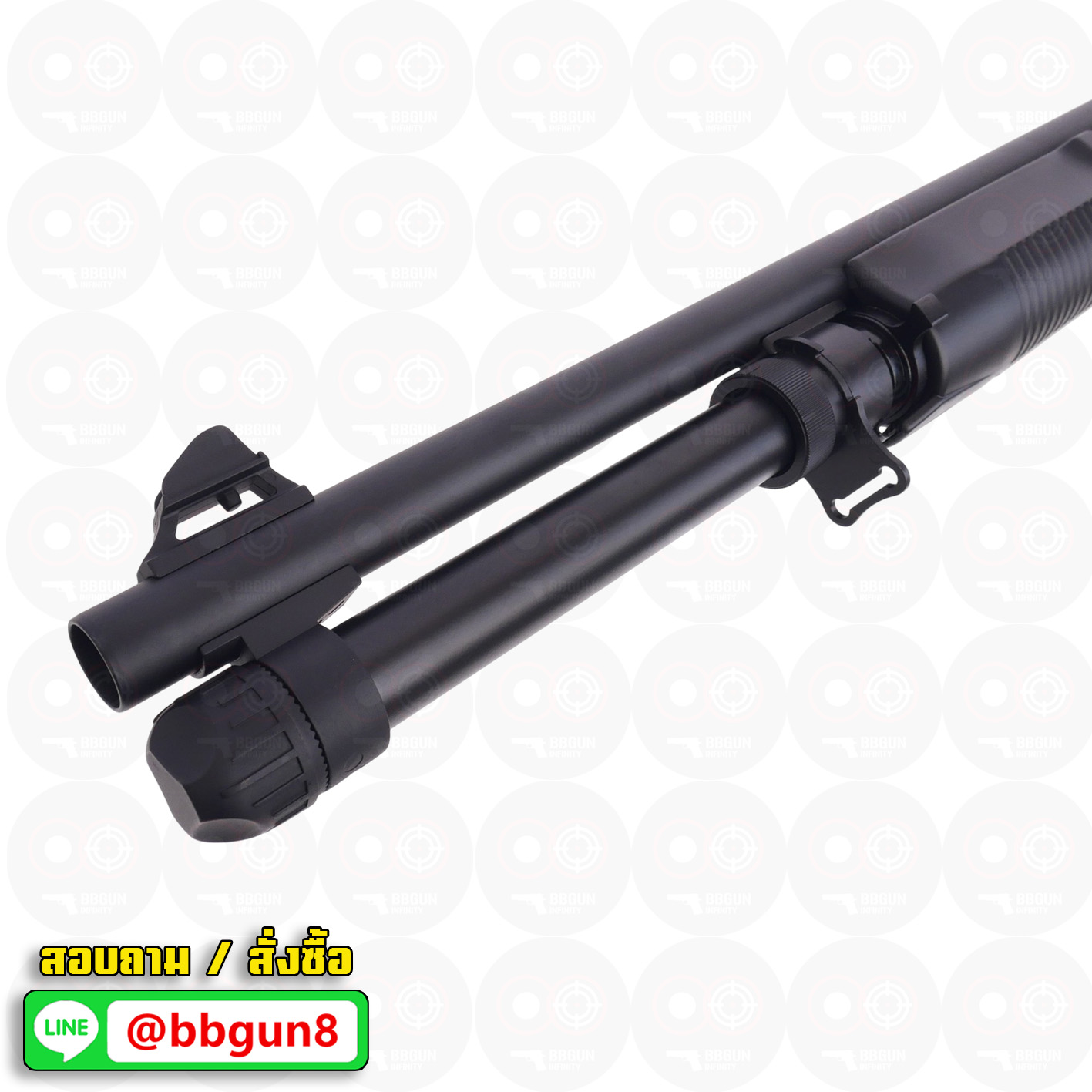 บีบีกันปืนลูกซอง Benelli M4 Super 90 Shotgun Tactical (ยิงกระจาย 3 นัด) - CYMA CM.373M Metal version