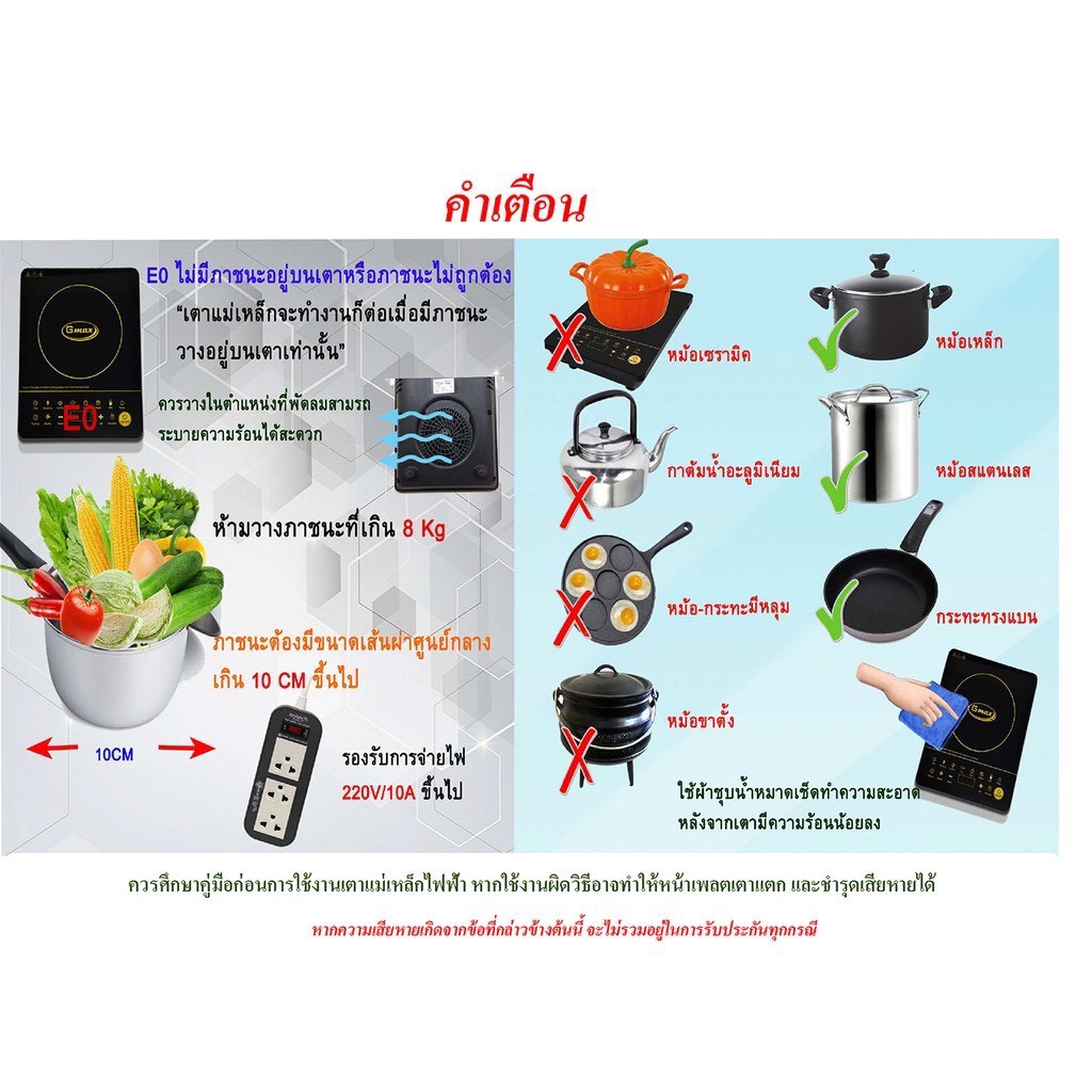 Gmaxเตาแม่เหล็กไฟฟ้า1650Watts ทัชสกรีน กระจกคริสตัลเกรดเอ รุ่น IC-C12 สินค้ารับประกัน 1 ปี