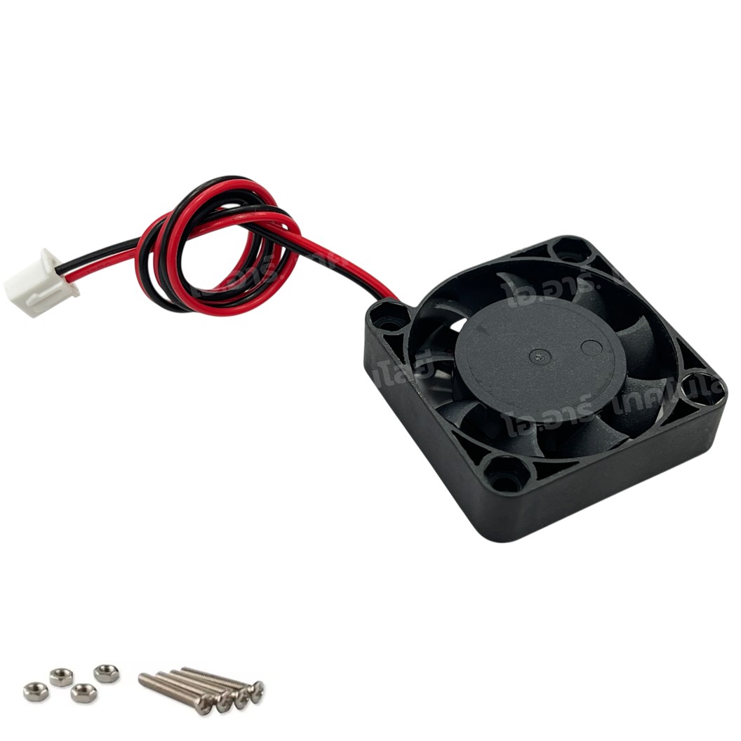 FAN 4010 DC 5V/12V พัดลมระบายอากาศ ขนาดเล็ก พัดลมระบายความร้อน 5VDC/12VDC Mini Fan DC ขนาด 4x4cm Brushless Cooling Fan FAN4010 40x40mm