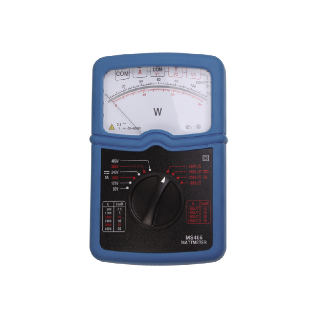 Wattmeter, แบบอะนาล็อก