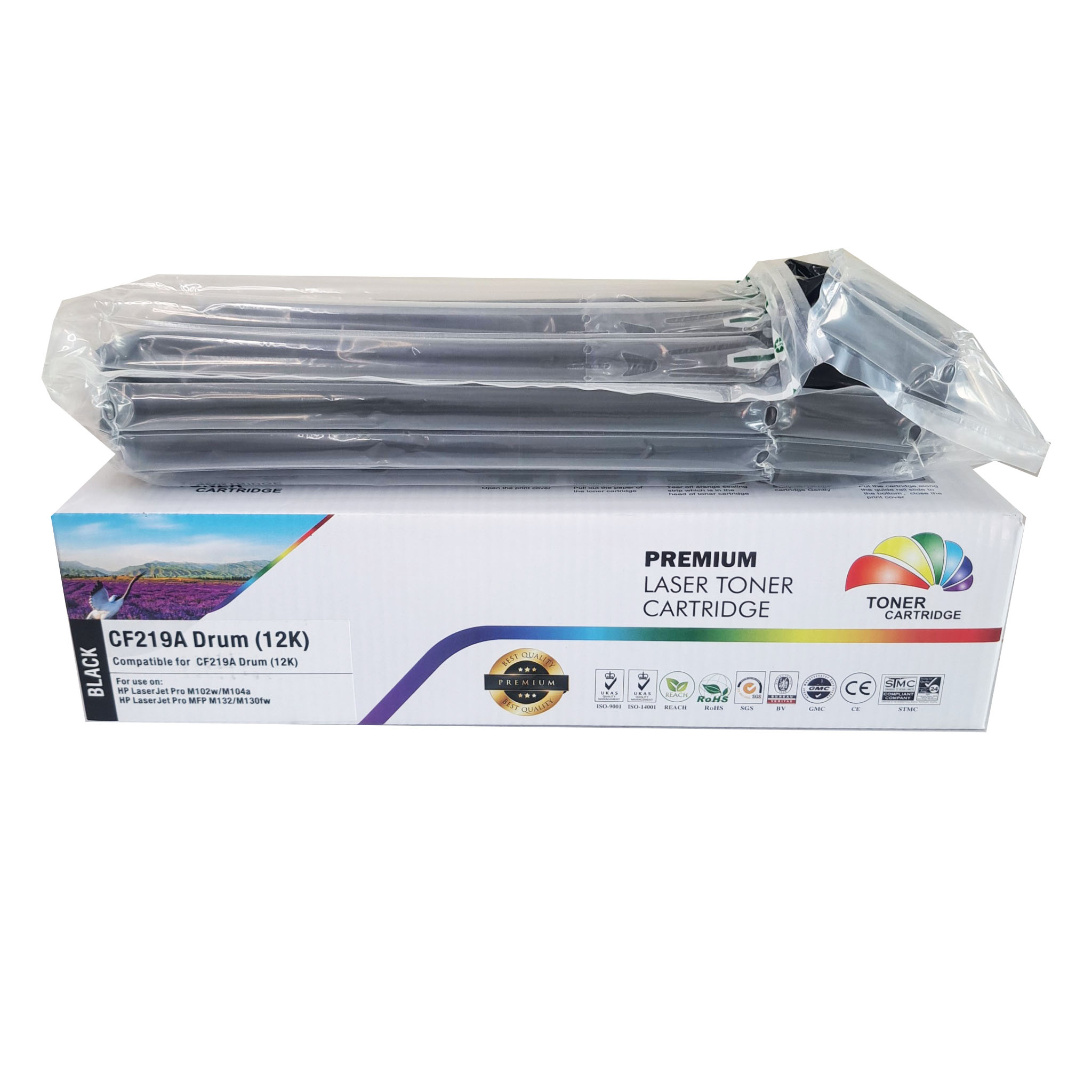 ดรัมยูนิตเทียบเท่า ยี่ห้อ HP CF219A Drum (12K) เทียบเท่า พิมพ์ได้ 12,000 แผ่น สำหรับเครื่องพิมพ์เลเซอร์ HP CF219A Drum (12K)