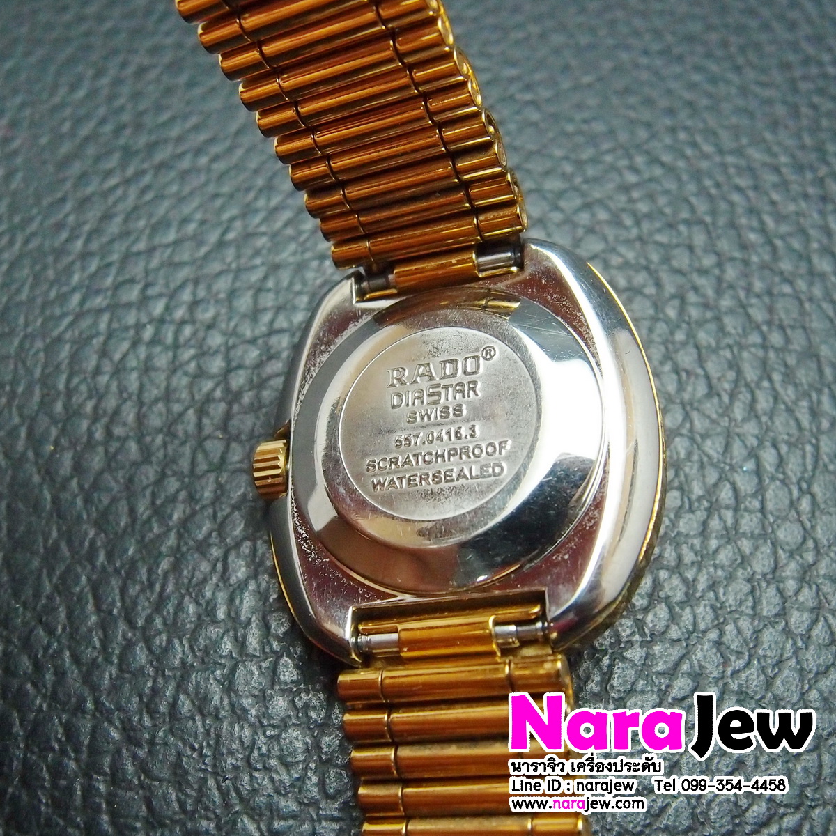 นาฬิกา RADO Diastar ผู้หญิง Automation รุ่น R12416033 นาฬิกาหลุดจำนำ **เรือนนี้ข้อมือ16 ซมลดข้อได้อีก**