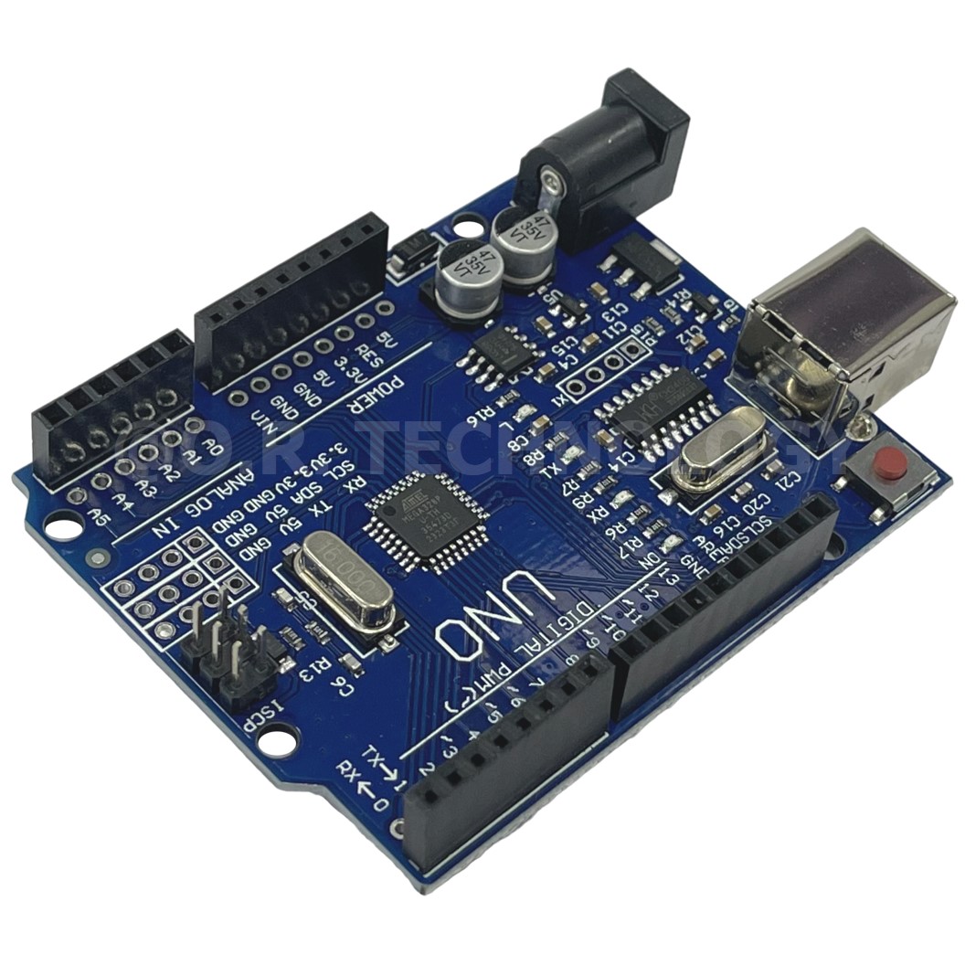 Arduino UNO R3 บอร์ดอาร์ดูโน่ UNO R3 SMD/DIP ATmega328 Arduino UNO R3 SMD Board แบบมีสาย USB / ไม่มีสาย / มีสายพร้อมเคส