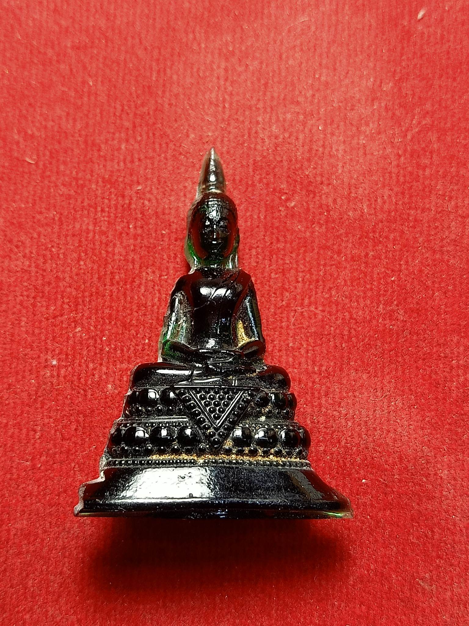 พระแก้ว เนื้อแก้ว ขนาด 1 นิ้ว ไม่ทราบที่ (SKU-02276)