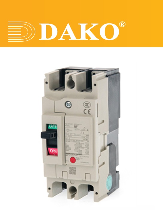 "DAKO"เบรกเกอร์ NF125 CW 2P 50A 63A 80A 100A 125A