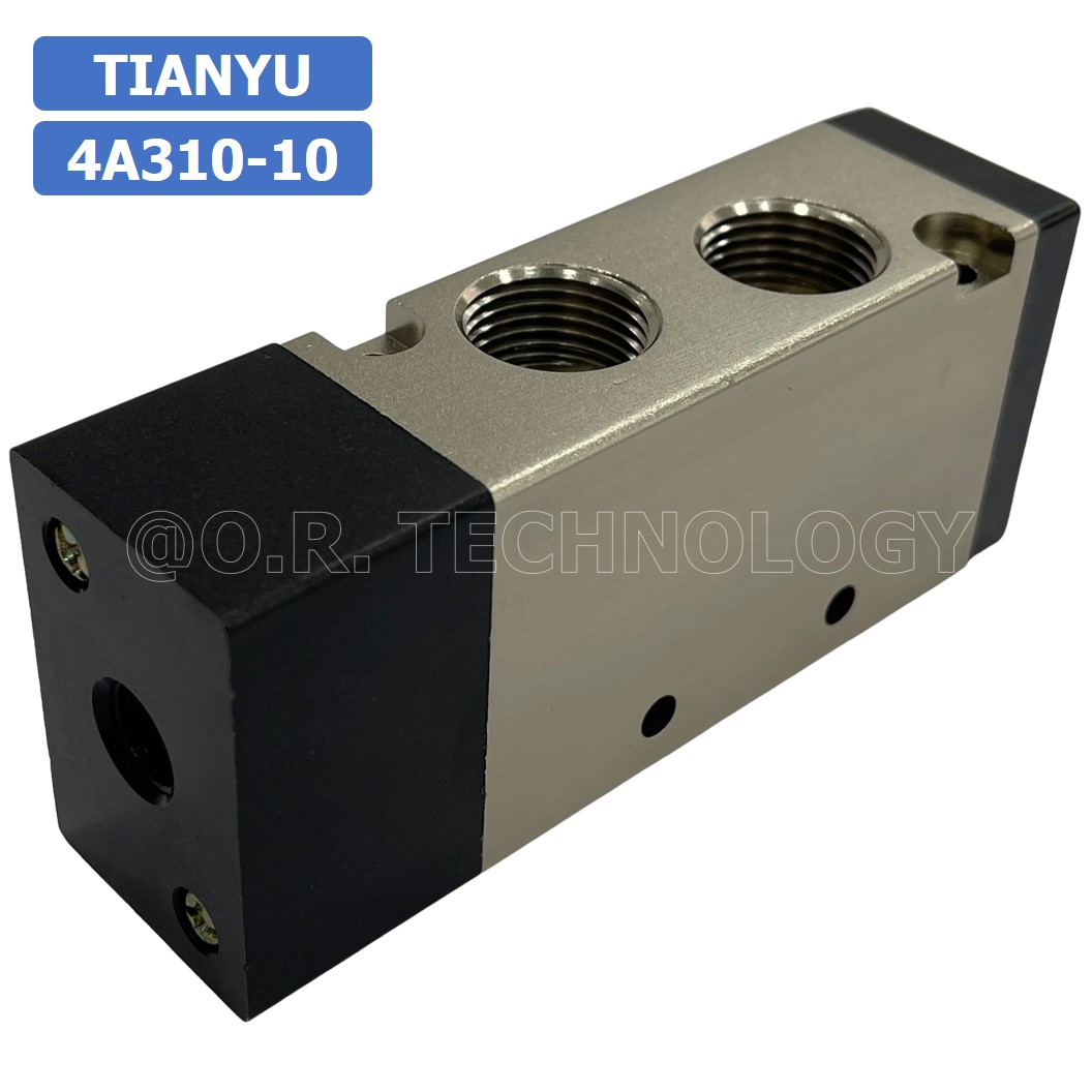 (1ชิ้น) 4A310-10 วาล์วควบคุมด้วยลม 1 ข้าง 5/2 Single Air Control Valve Pneumatic TIANYU