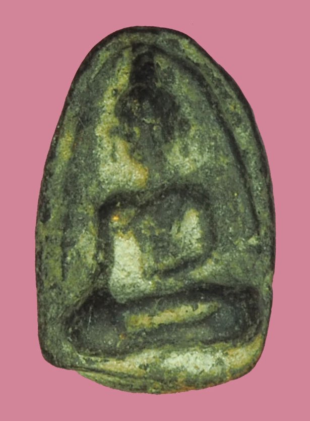 *38265 พระกรุเม็ดน้อยหน่าหลังยันต์ วัดศาลาปูน อยุธยา 50