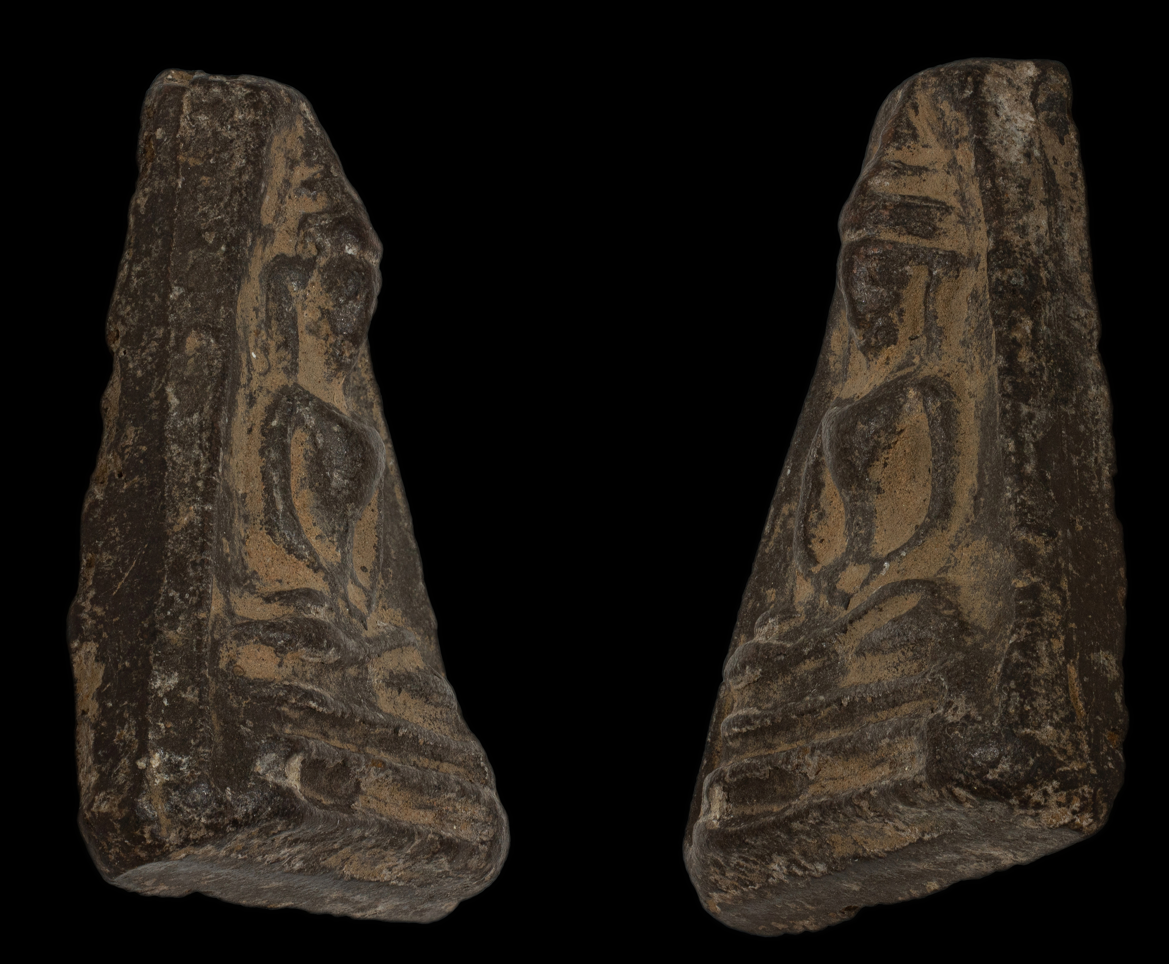 พระอู่ทองออกศึก วัดพระศรีมหาธาตุ สุพรรณบุรี เนื้อดำ ปี 2511