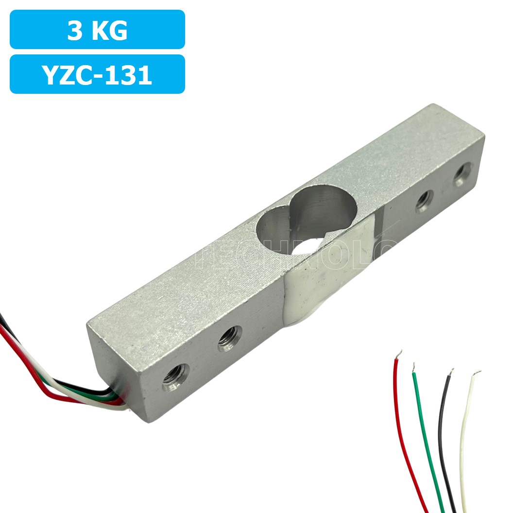 (1ชิ้น) AB093 เซนเซอร์ชั่งน้ำหนัก โหลดเซลล์ Weighing Load Cell Sensor 3Kg for Electronic Kitchen Scale YZC-131 With Wires Weight sensor