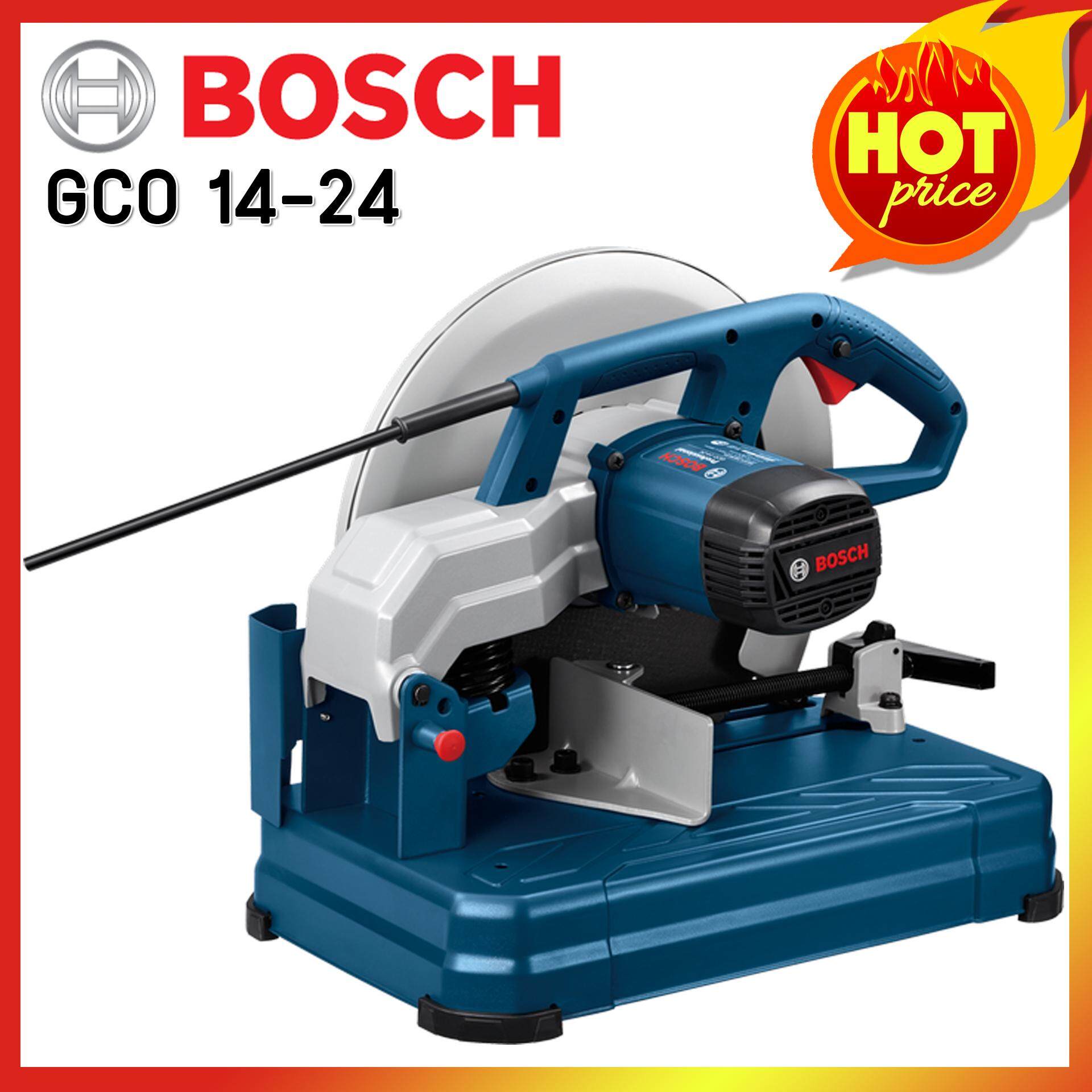 BOSCH แท่นตัดไฟเบอร์ ขนาด 14 นิ้ว 2400 วัตต์ รุ่น GCO 14-24 แถมฟรี ปลั๊กยาก VCT พร้อมสาย , ตลับเมตร Opple