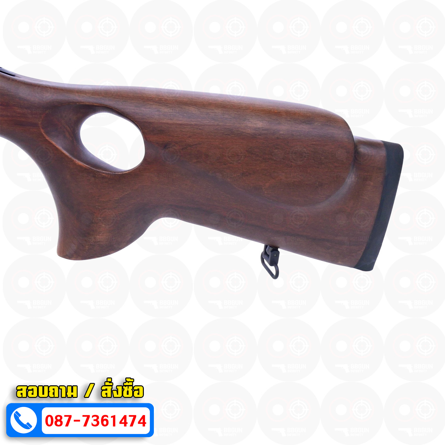 บีบีกันสไนเปอร์ไรเฟิล Double Bell 204-1 VSR-10 พันท้ายไม้แท้ Varmint Thumbhole Air Cocking BB GUN Sniper Rifle