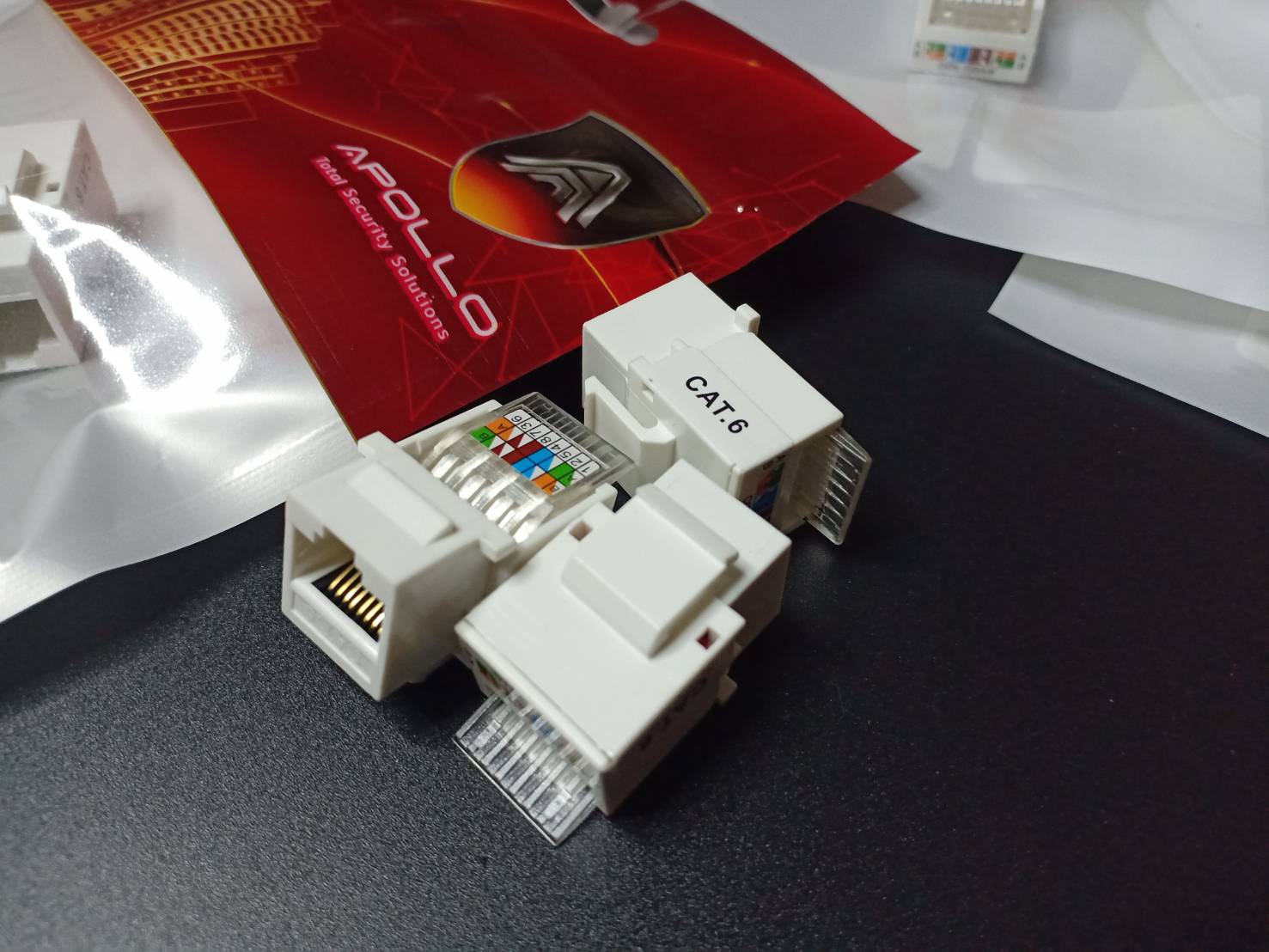 Apollo เต้ารับ RJ45 สำหรับ CAT5,CAT6
