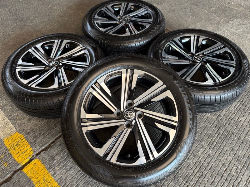 ล้อ Toyota Yaris ขอบ 16 Top ปี2024 ยางปีแท้ DUNLOP ENASAVE EC350+ 🛞 195/60/16ปี24 (1 ชุด 4 วง)