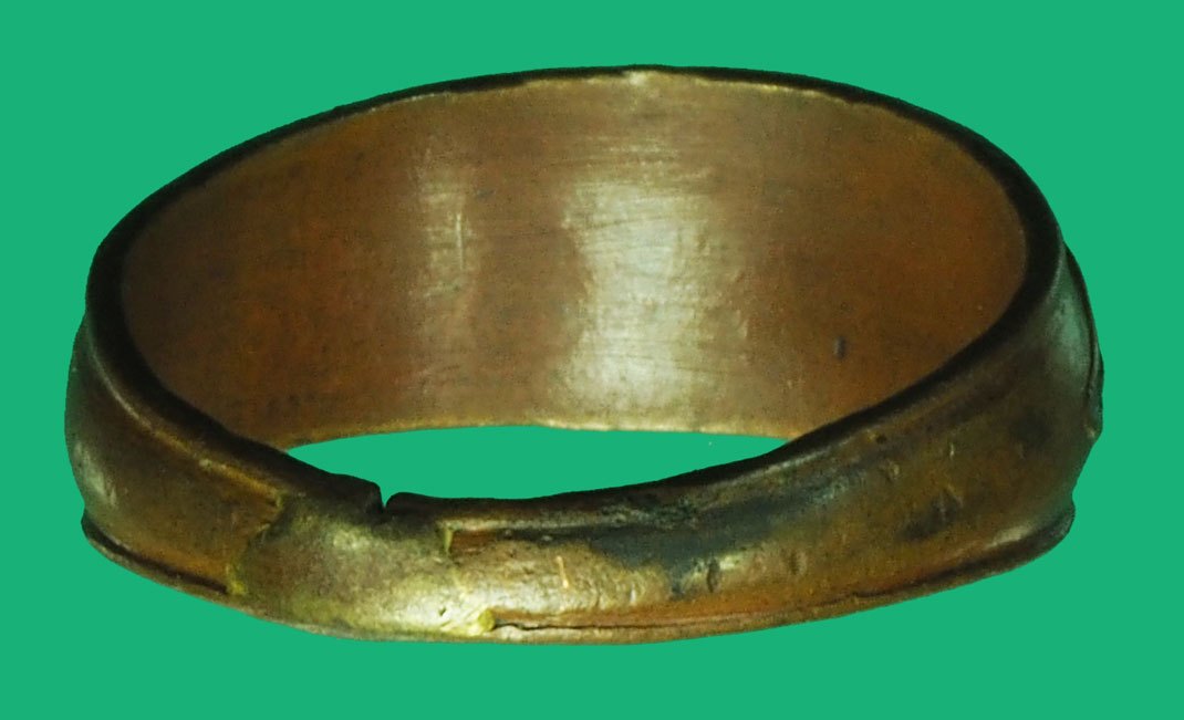 ขายแล้ว*37558 แหวนลงยา ลายธงชาติ หลวงพ่อจง วัดหน้าต่างนอก อยุธยา 50